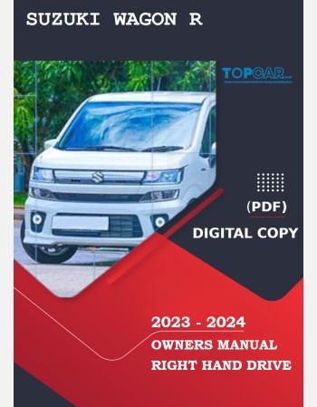 suzuki wagon r 2023-2024 owners manual in english